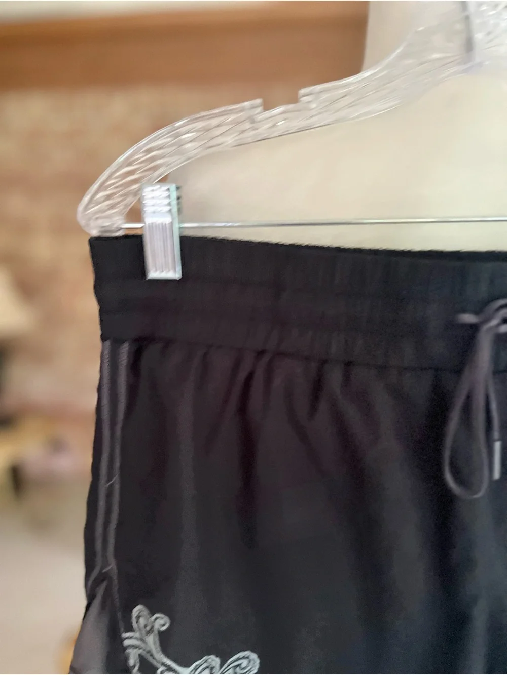 Athleta Tia Black Paisley Shorts L